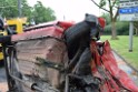 Schwerer VU Pkw Baum Koeln Deutz Messekreisel P295